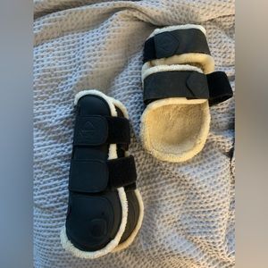 LeMieux capella Comfort Tendon Boots. Black. Large